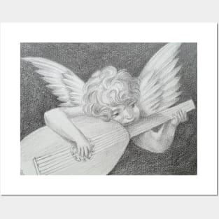 Angel Musician Posters and Art